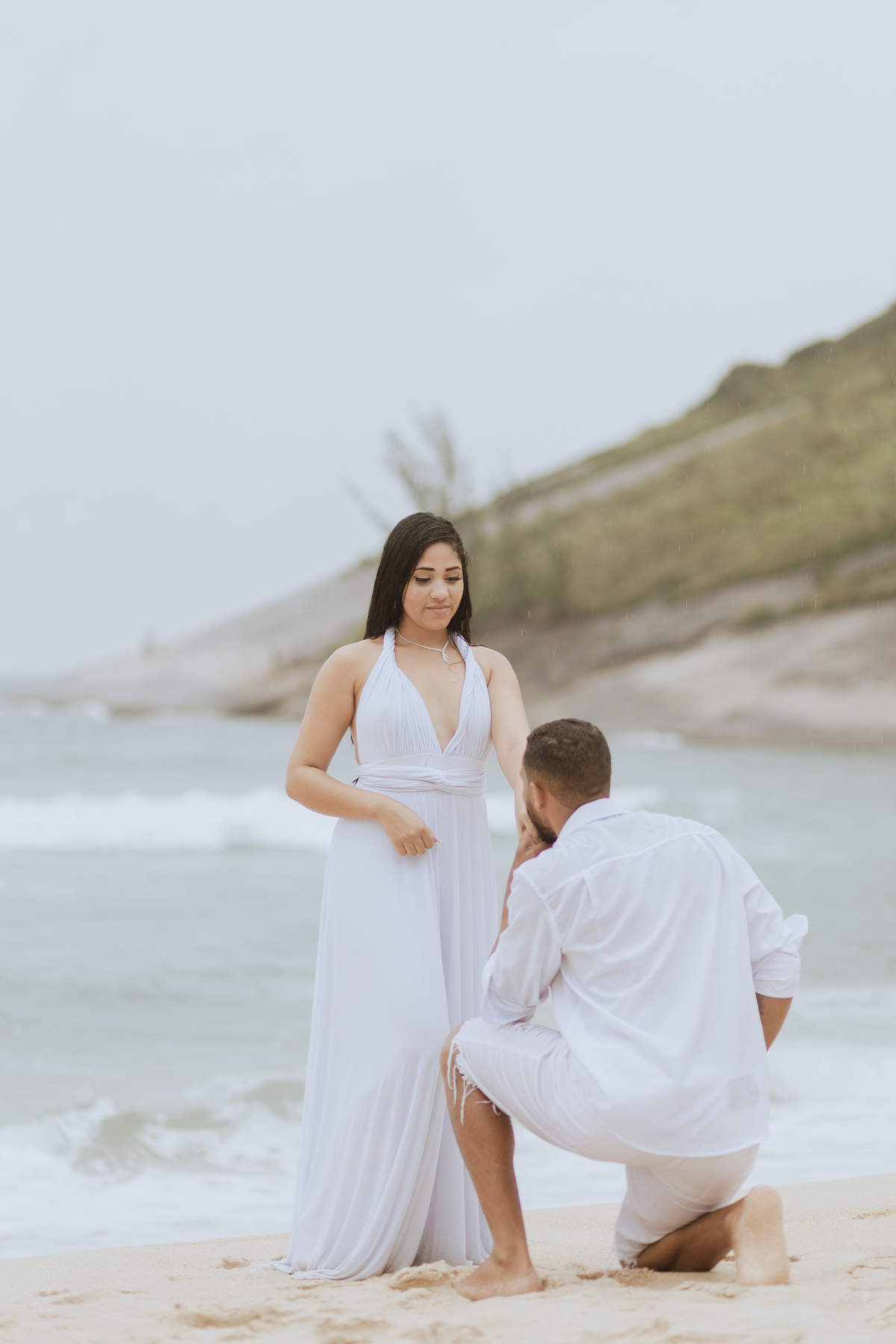 Ensaio de Casal - Ensaio pós casamento - Ensaio na Praia de Grumari - Ensaio Cintia e Robson