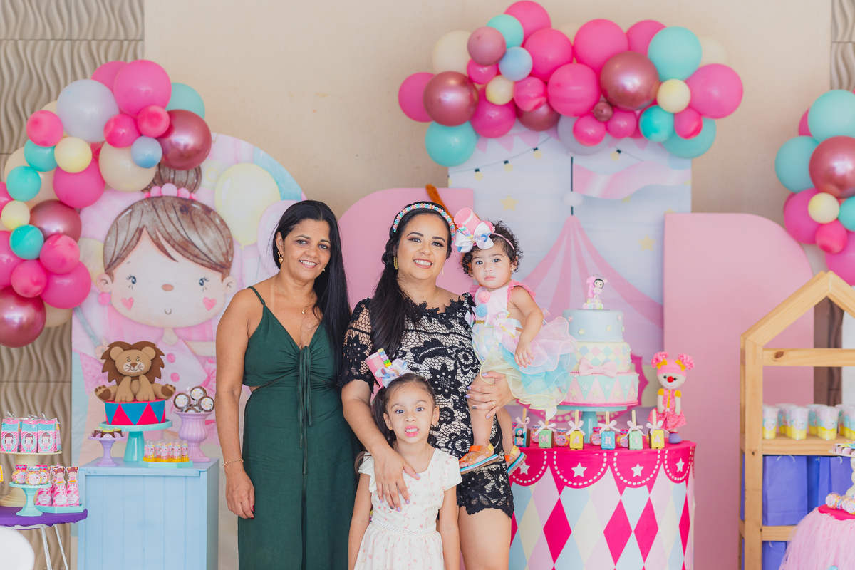 Fotografia de Festa - Aniversário de 1 ano da Maria