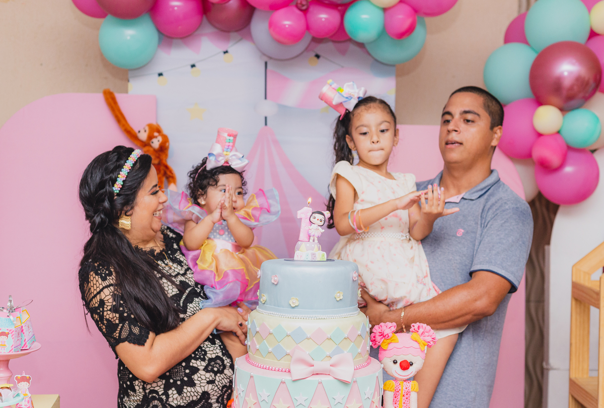 Fotografia de Festa - Aniversário de 1 ano da Maria