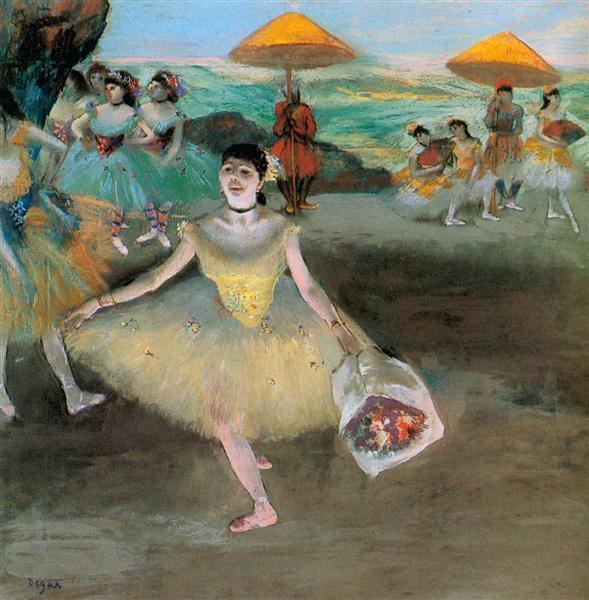 Edgar Degas, DANSEUSE SALUANT