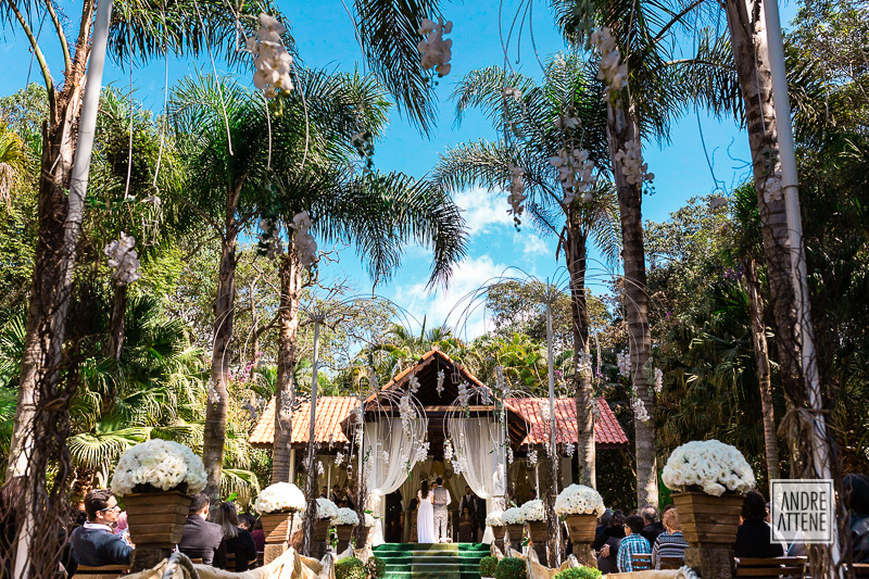 a linda vista dos convidados no recanto dos Sabiás, em São Paulo