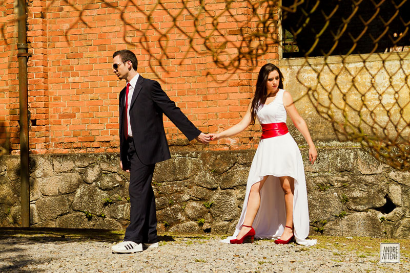 Danielli e Rodrigo ensaio pré casamento em Paranapiacaba - SP
