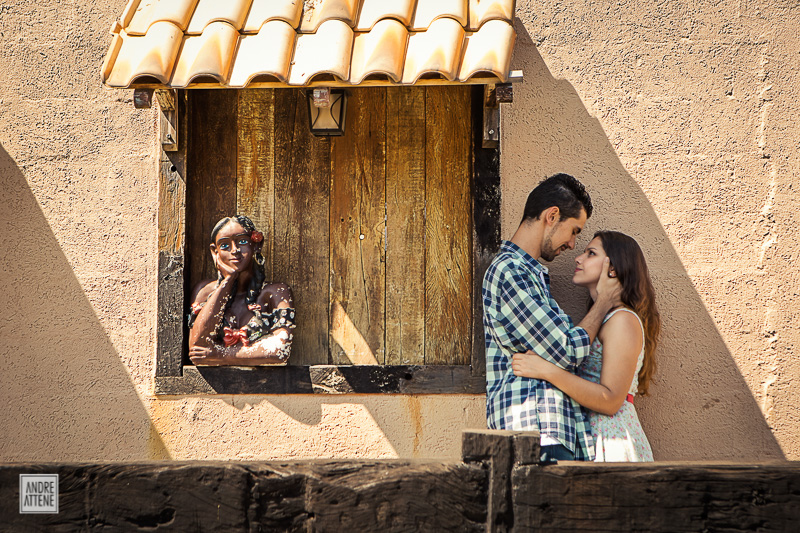 Livia e Andre, ensaio pré casamento, Vila Antiga, Campinas - SP