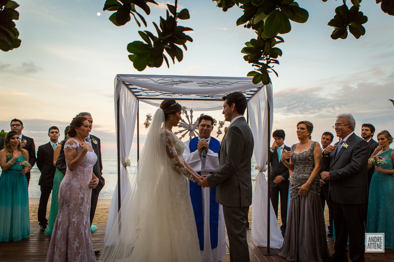 Ellen e Marcelo, casamento na praia, Recanto das Toninhas, Ubatuba - SP
