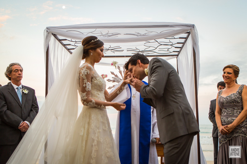 Ellen e Marcelo, casamento na praia, Recanto das Toninhas, Ubatuba - SP