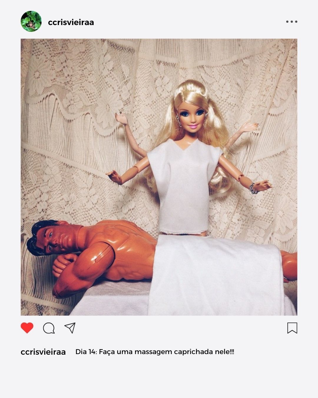 #projetofotografico #projeto365dias #comoconquistarumhomem #crisvieira #fotografia #barbie #maxsteel #mattel #iphone #apple 