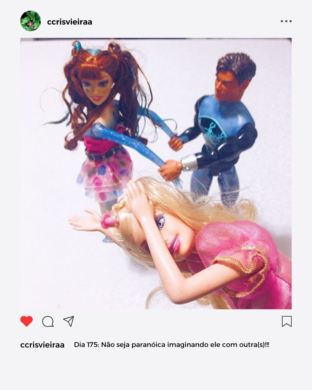 #projetofotografico #projeto365dias #comoconquistarumhomem #crisvieira #fotografia #barbie #maxsteel #mattel #iphone #apple 