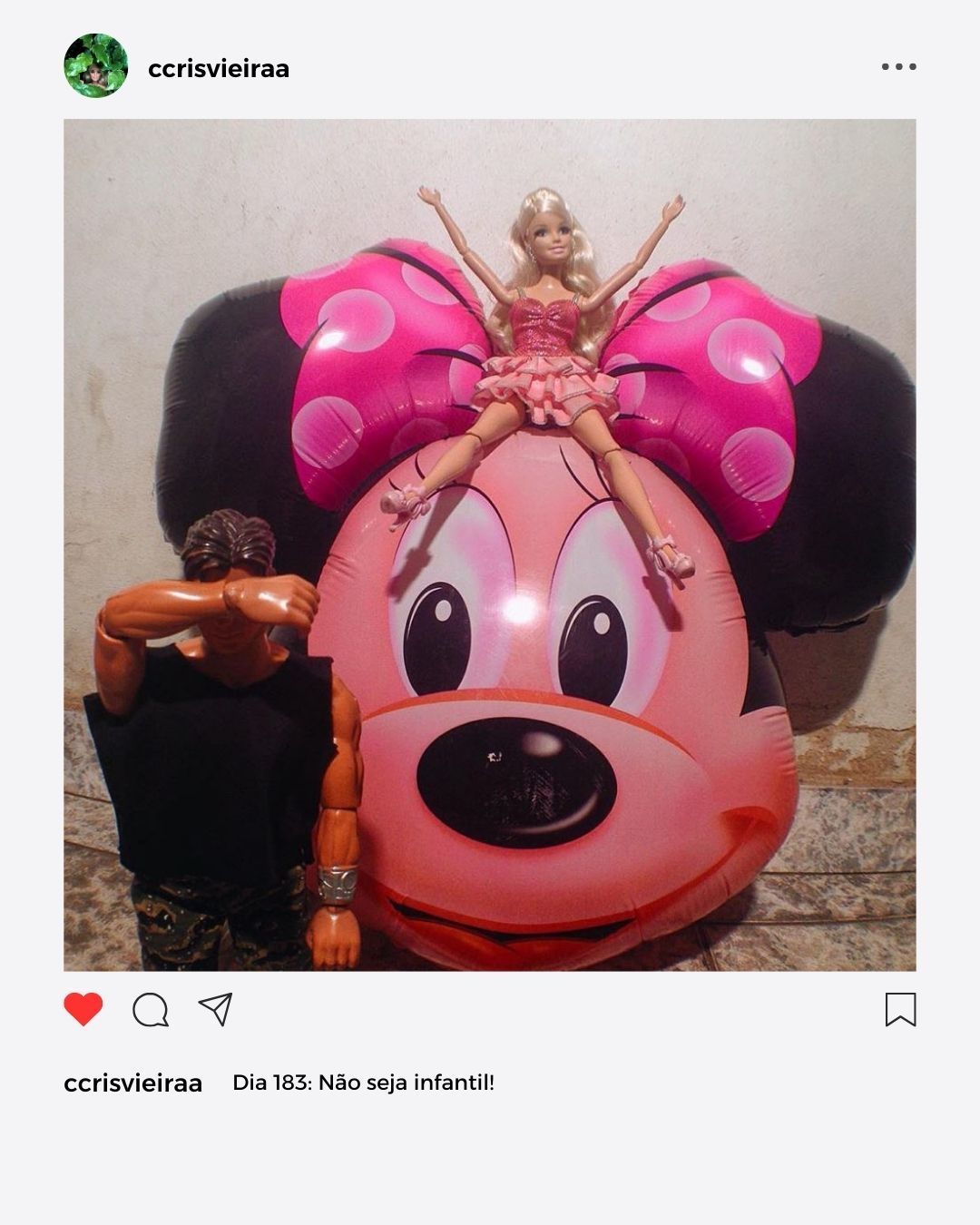 #projetofotografico #projeto365dias #comoconquistarumhomem #crisvieira #fotografia #barbie #maxsteel #mattel #iphone #apple 