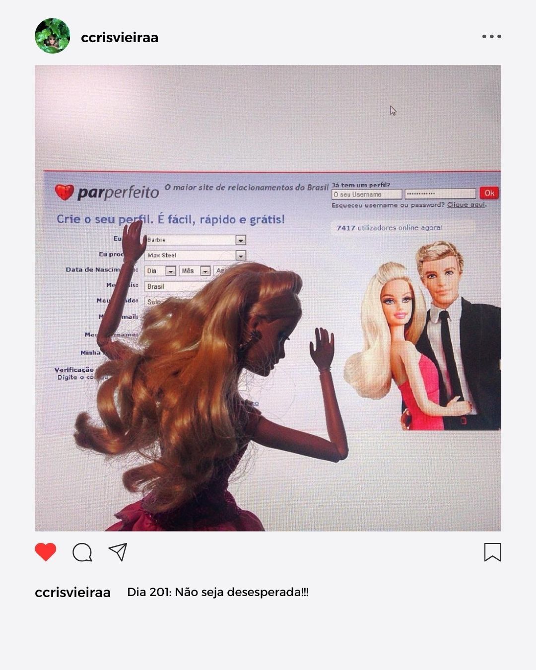 #projetofotografico #projeto365dias #comoconquistarumhomem #crisvieira #fotografia #barbie #maxsteel #mattel #iphone #apple 