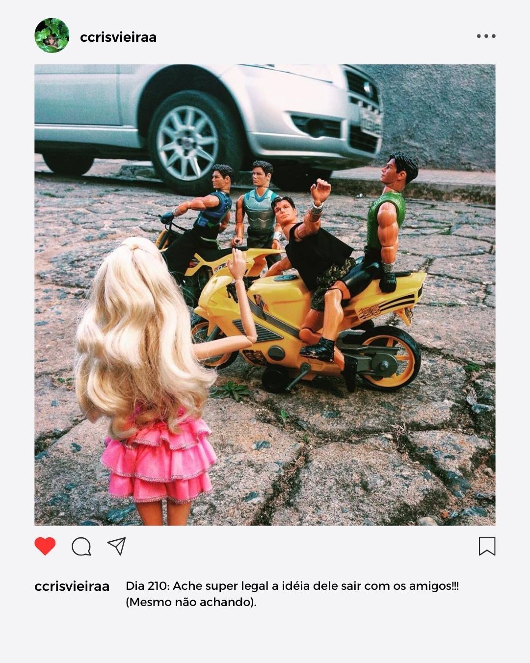 #projetofotografico #projeto365dias #comoconquistarumhomem #crisvieira #fotografia #barbie #maxsteel #mattel #iphone #apple 