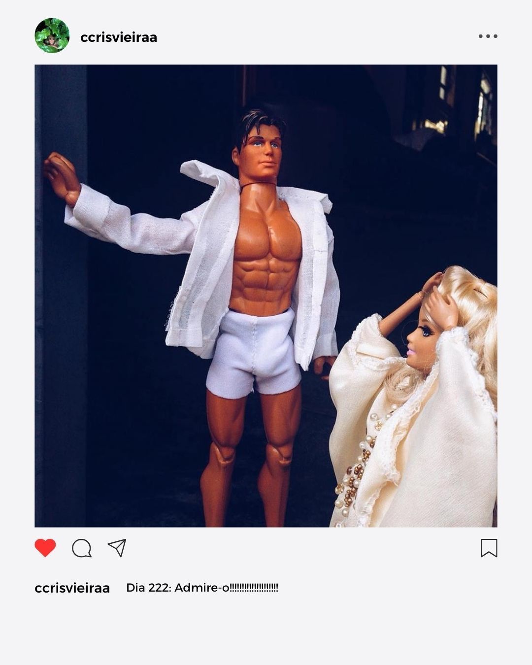 #projetofotografico #projeto365dias #comoconquistarumhomem #crisvieira #fotografia #barbie #maxsteel #mattel #iphone #apple 