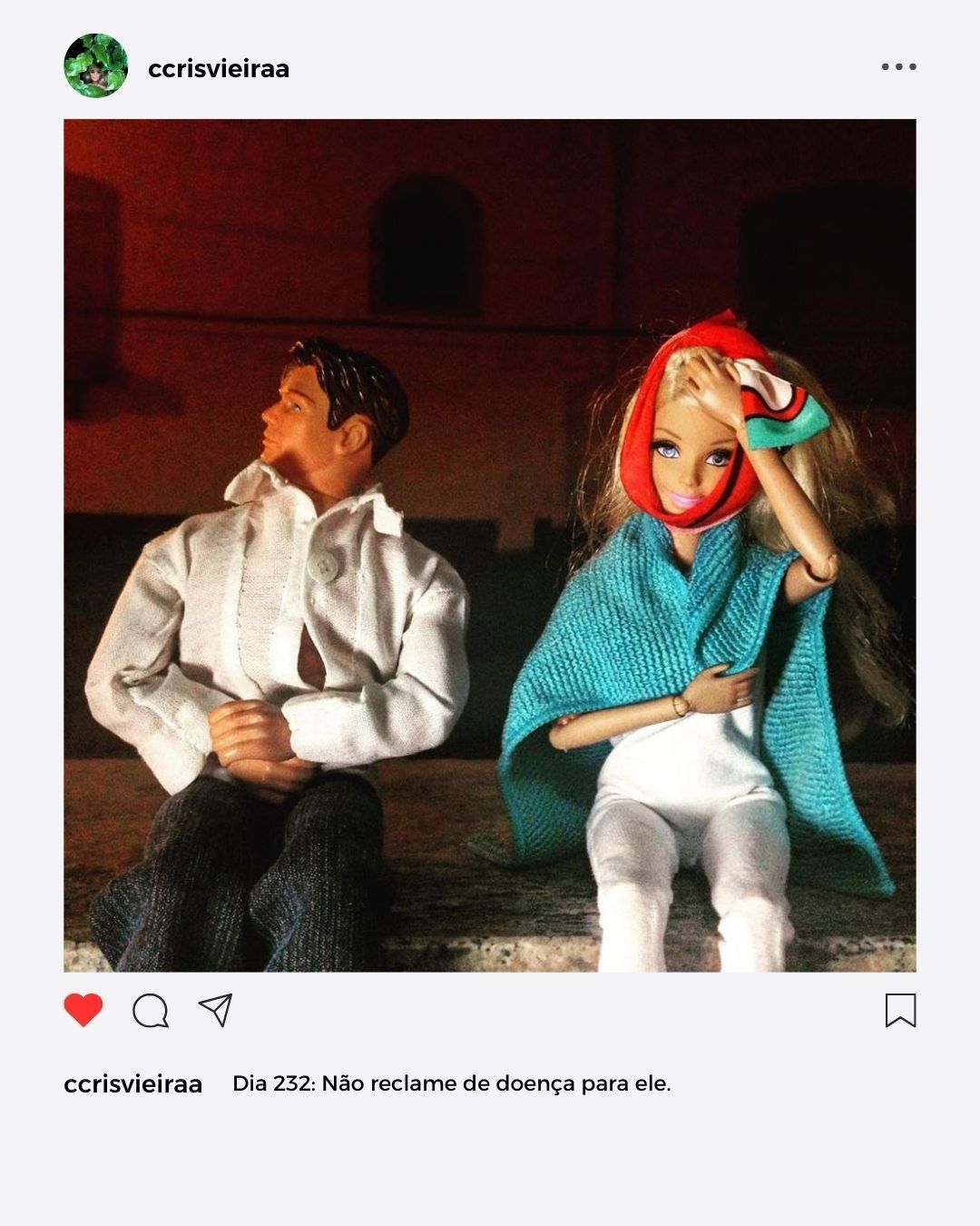 #projetofotografico #projeto365dias #comoconquistarumhomem #crisvieira #fotografia #barbie #maxsteel #mattel #iphone #apple 