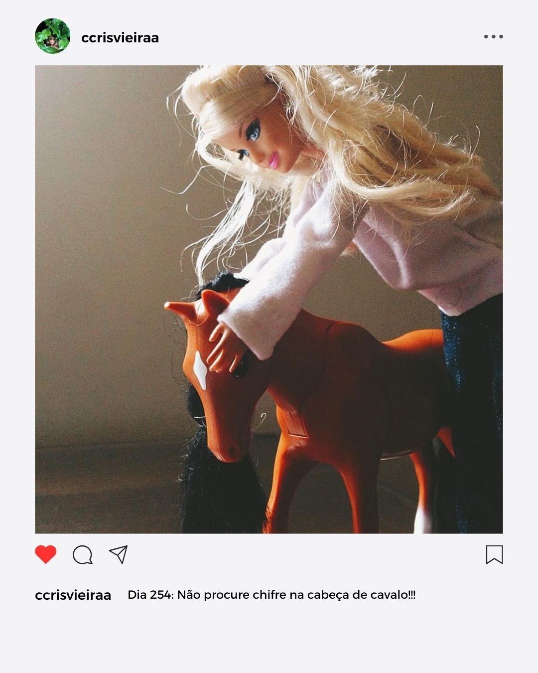 #projetofotografico #projeto365dias #comoconquistarumhomem #crisvieira #fotografia #barbie #maxsteel #mattel #iphone #apple 