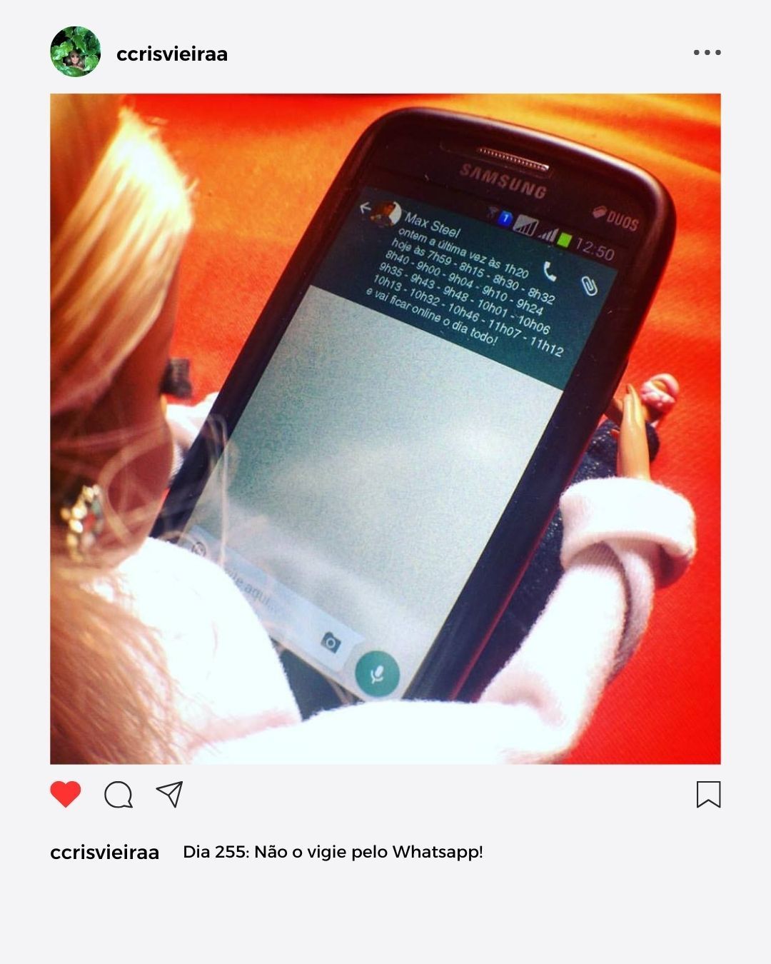 #projetofotografico #projeto365dias #comoconquistarumhomem #crisvieira #fotografia #barbie #maxsteel #mattel #iphone #apple 