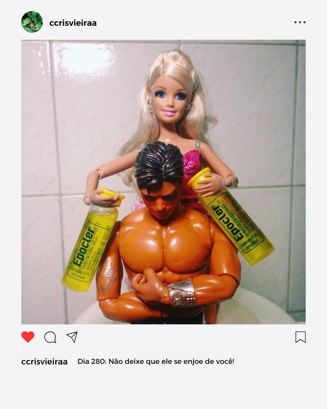 #projetofotografico #projeto365dias #comoconquistarumhomem #crisvieira #fotografia #barbie #maxsteel #mattel #iphone #apple 