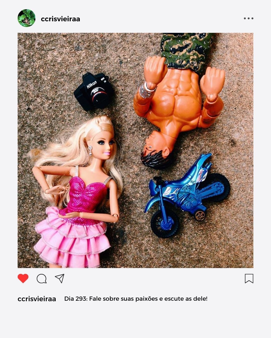 #projetofotografico #projeto365dias #comoconquistarumhomem #crisvieira #fotografia #barbie #maxsteel #mattel #iphone #apple 