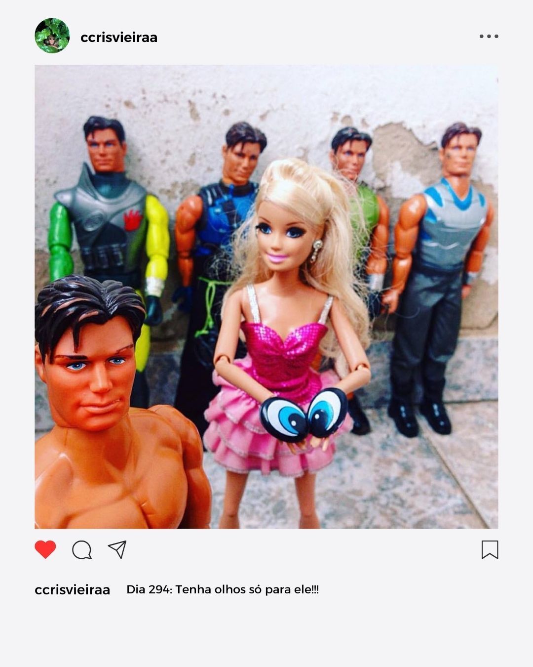 #projetofotografico #projeto365dias #comoconquistarumhomem #crisvieira #fotografia #barbie #maxsteel #mattel #iphone #apple 