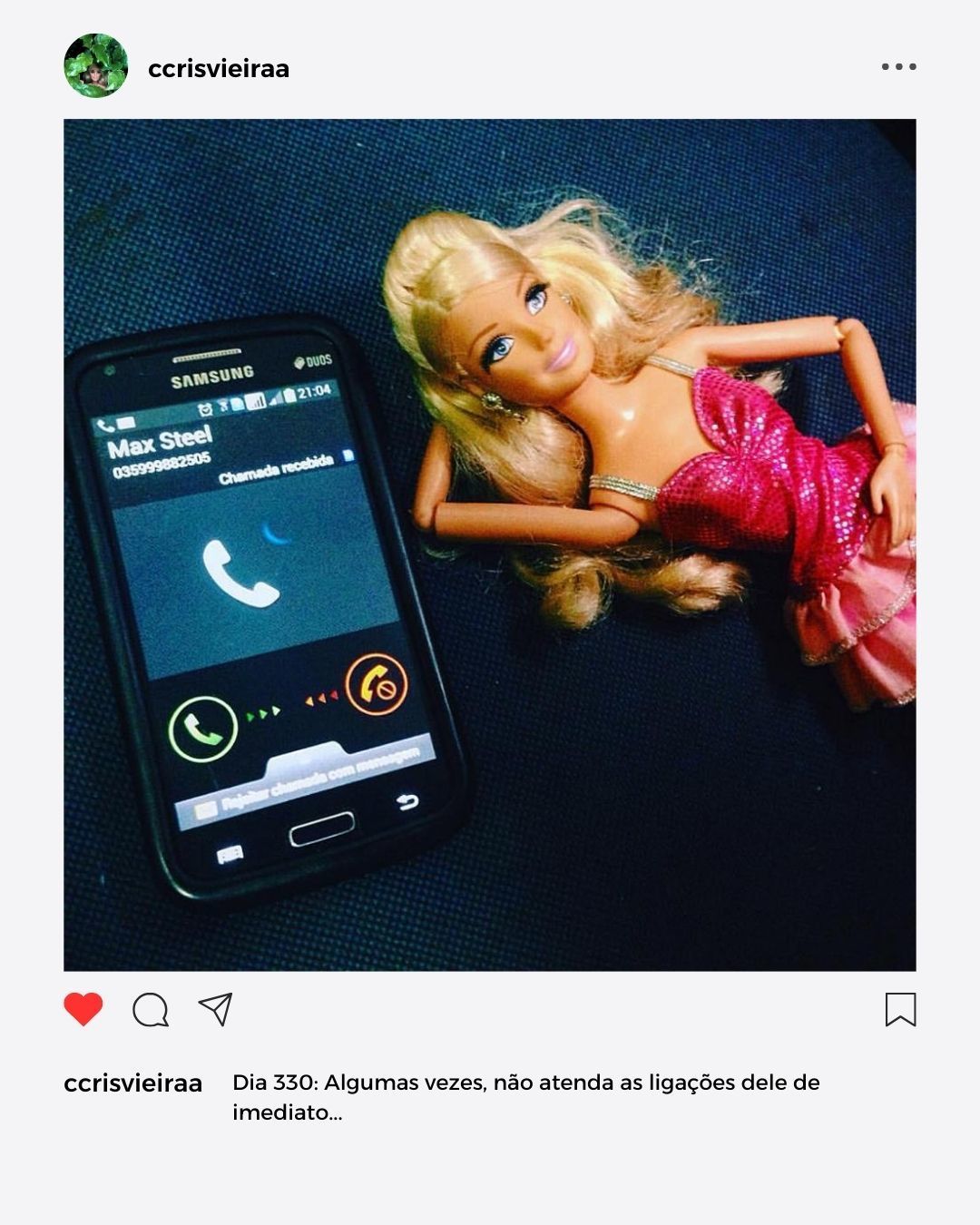 #projetofotografico #projeto365dias #comoconquistarumhomem #crisvieira #fotografia #barbie #maxsteel #mattel #iphone #apple 