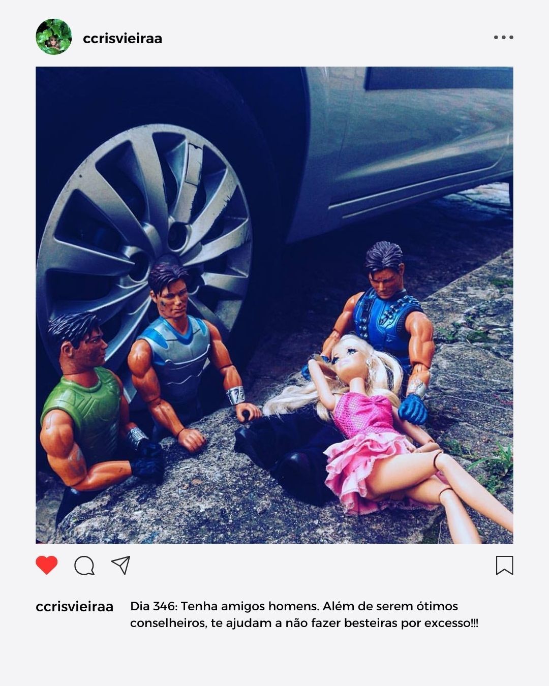 #projetofotografico #projeto365dias #comoconquistarumhomem #crisvieira #fotografia #barbie #maxsteel #mattel #iphone #apple 