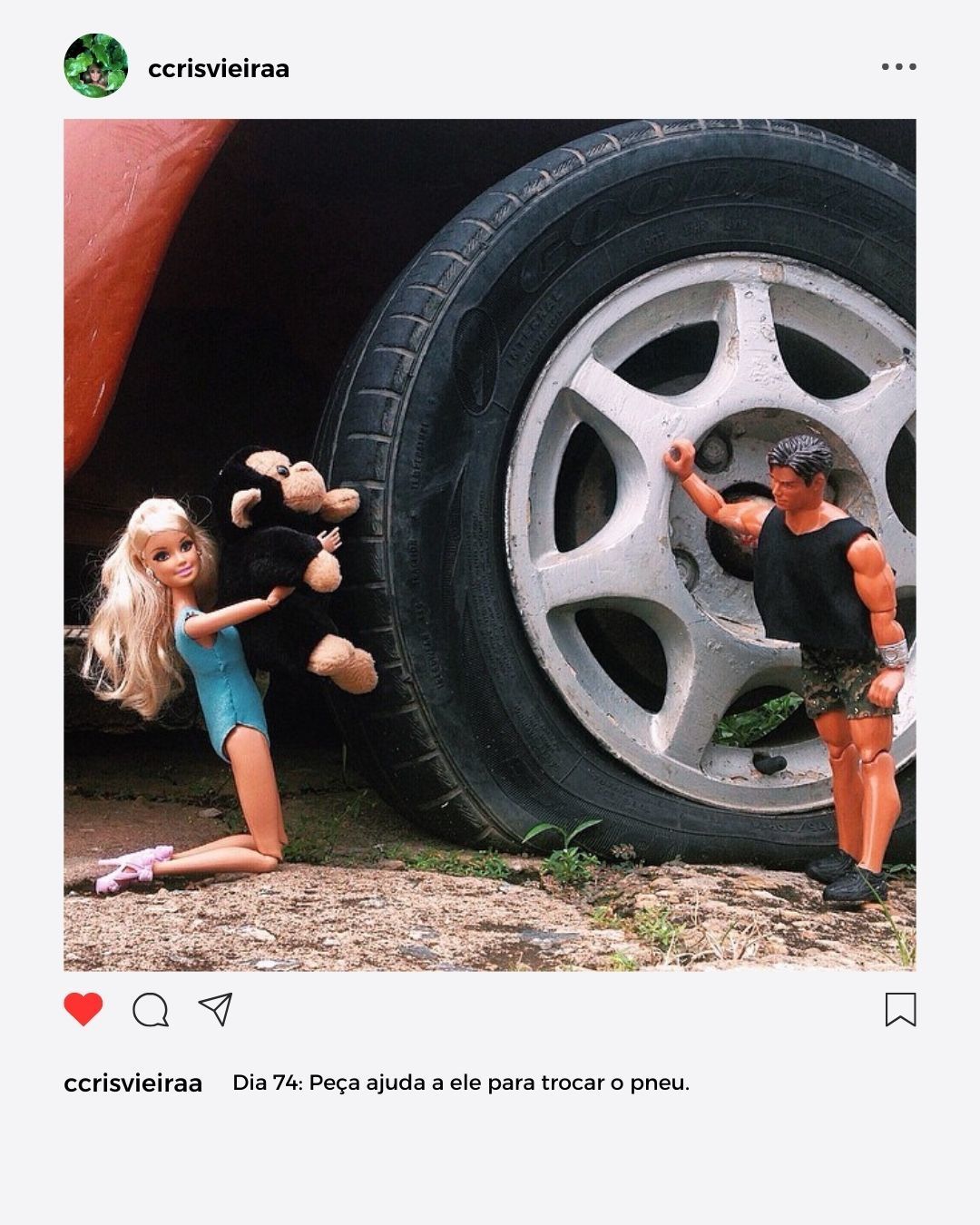 #projetofotografico #projeto365dias #comoconquistarumhomem #crisvieira #fotografia #barbie #maxsteel #mattel #iphone #apple 