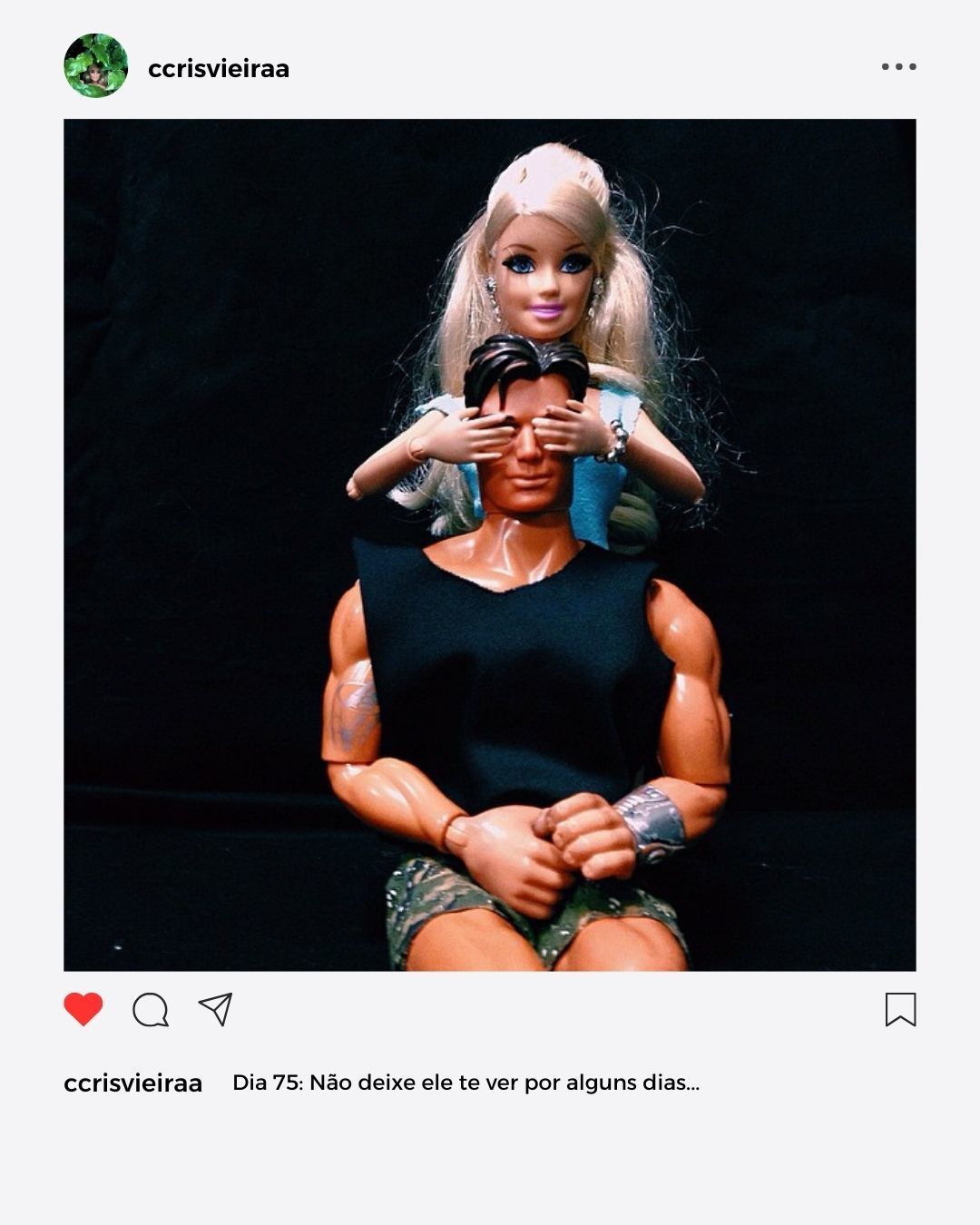 #projetofotografico #projeto365dias #comoconquistarumhomem #crisvieira #fotografia #barbie #maxsteel #mattel #iphone #apple 