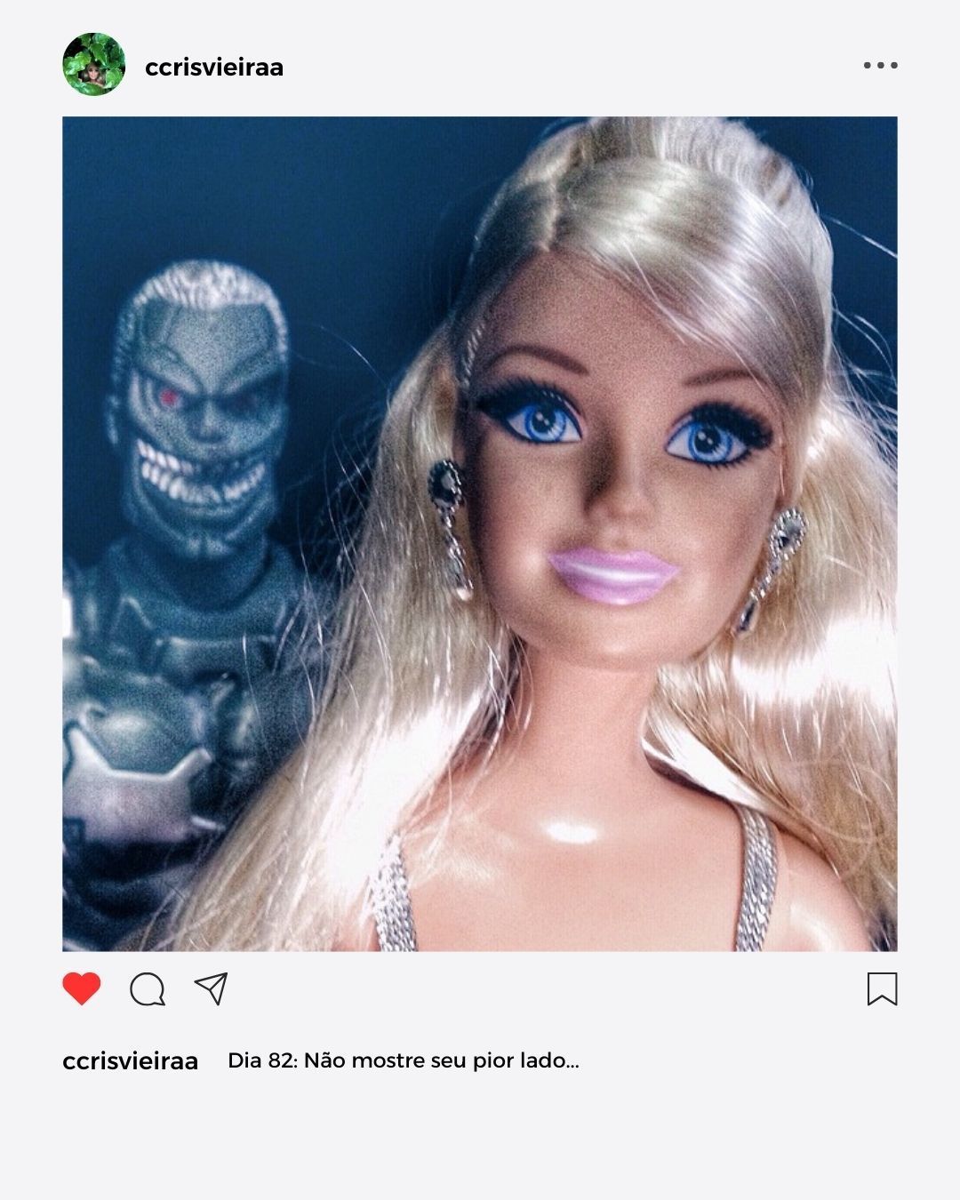 #projetofotografico #projeto365dias #comoconquistarumhomem #crisvieira #fotografia #barbie #maxsteel #mattel #iphone #apple 