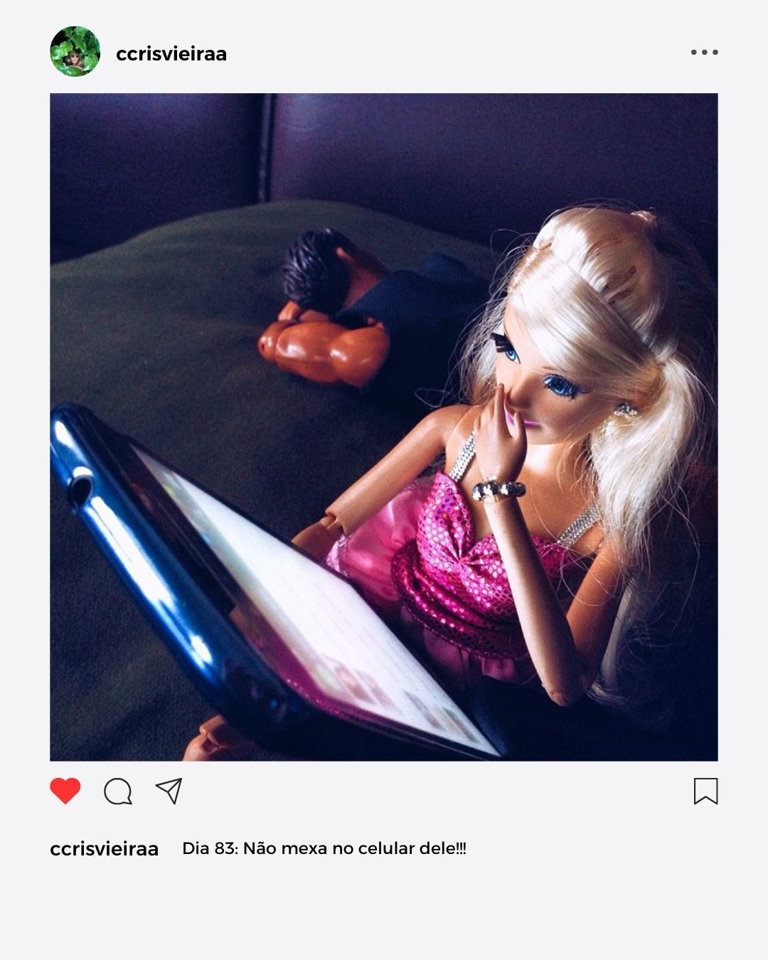 #projetofotografico #projeto365dias #comoconquistarumhomem #crisvieira #fotografia #barbie #maxsteel #mattel #iphone #apple 