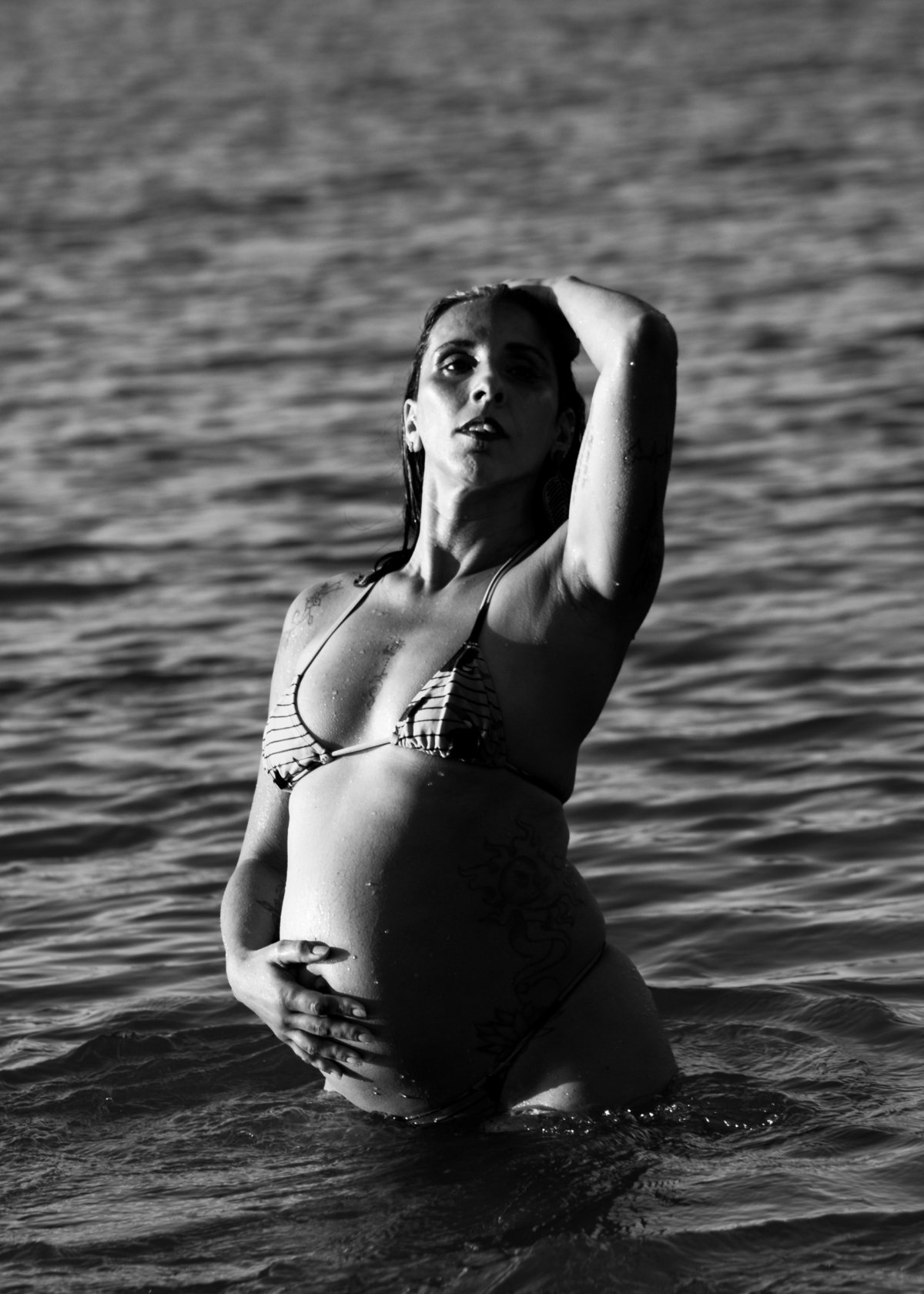 Ensaio de Gestante na praia