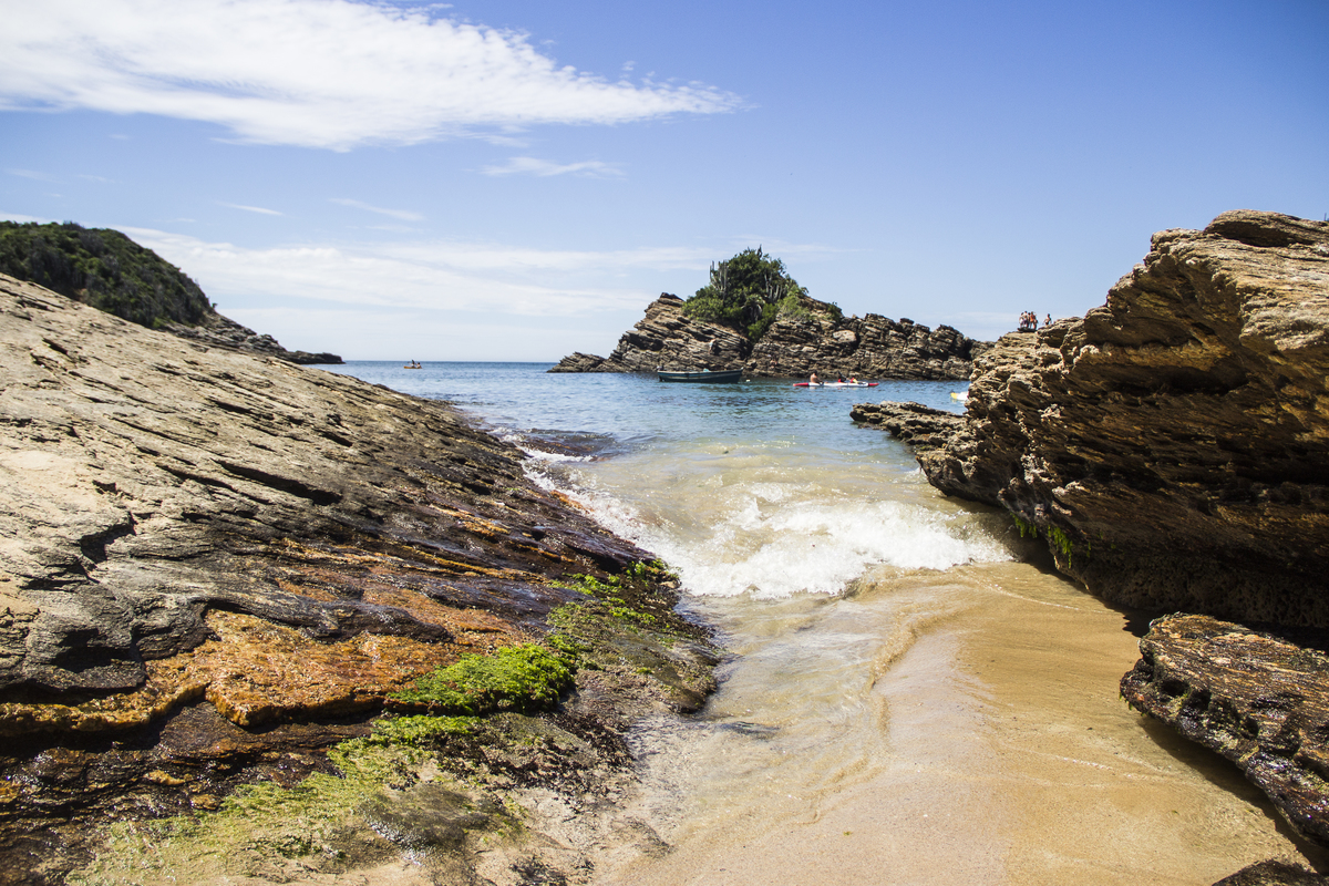 Areia/mar Ferradurinha