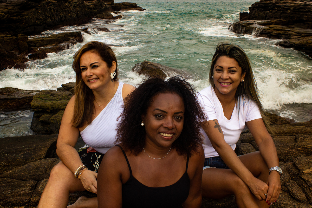 Ensaio amigas de infância em Búzios