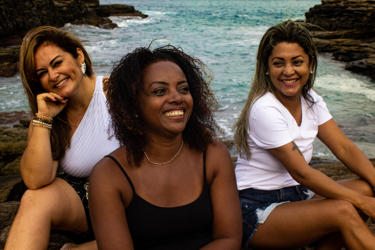 Ensaio amigas de infância em Búzios