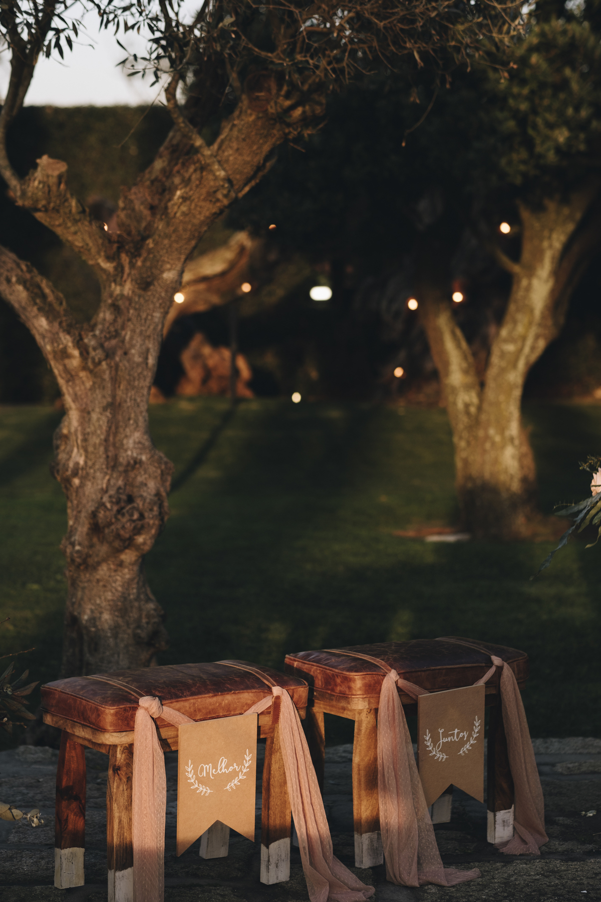 decoração da cerimónia de casamento
