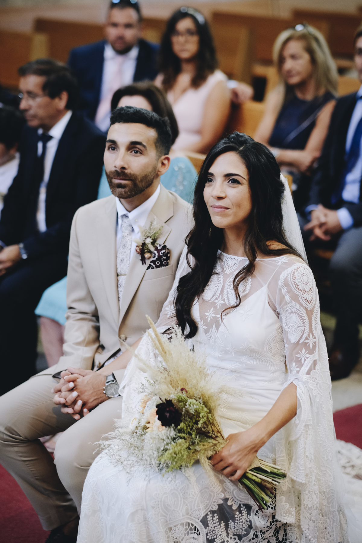 cerimónia de casamento no Mosteiro de Leça de Balio, Portugal