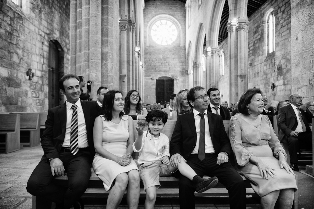 cerimónia de casamento no Mosteiro de Leça de Balio, Portugal
