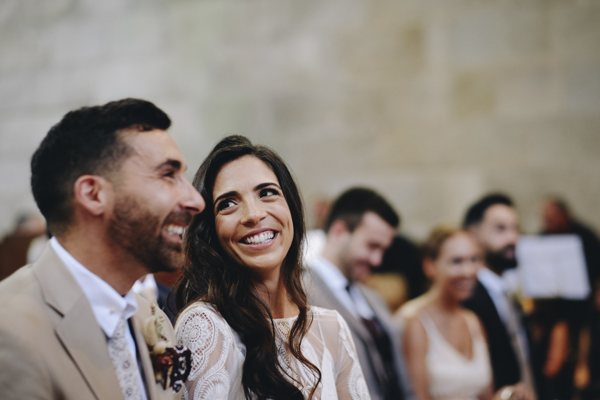 cerimónia de casamento no Mosteiro de Leça de Balio, Portugal