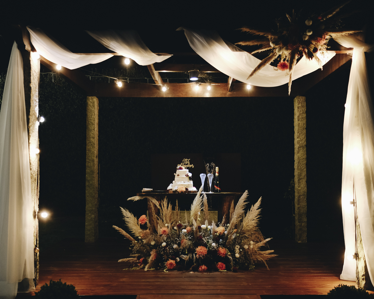 corte do bolo na Quinta do Avesso