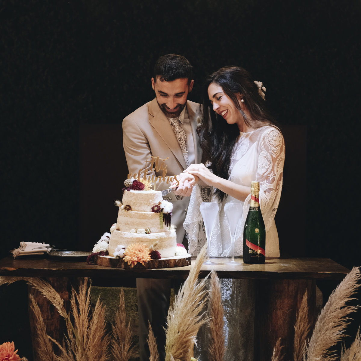 corte do bolo na Quinta do Avesso