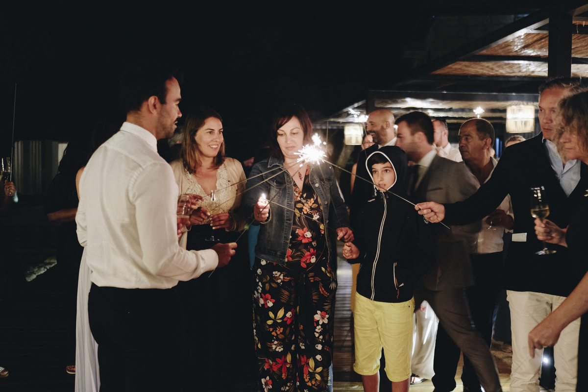 corte do bolo na Quinta do Avesso