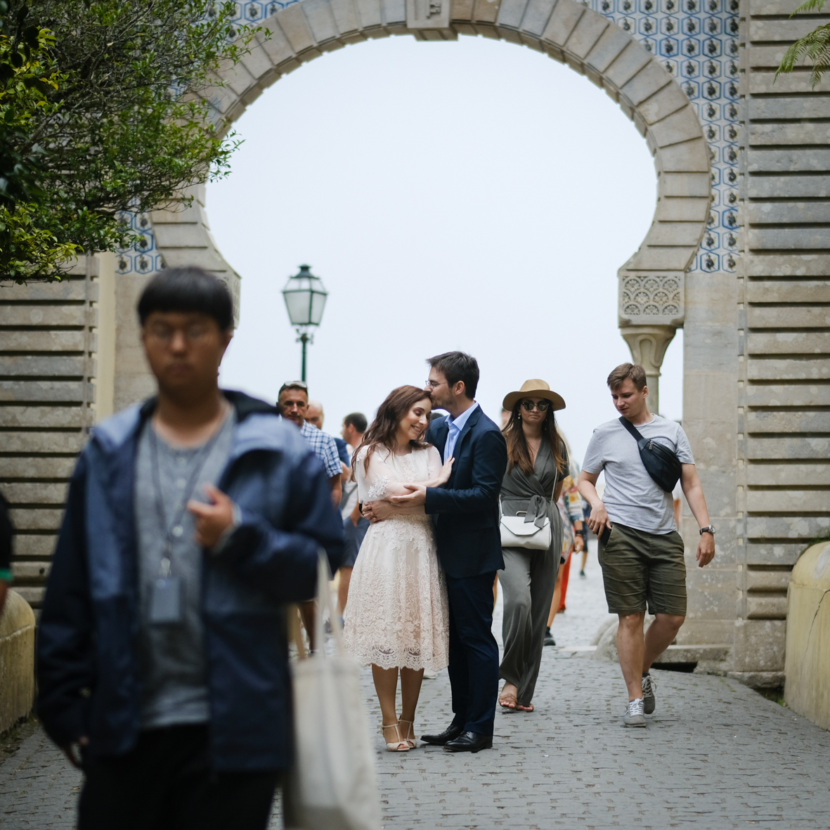 sessão fotográfica no palácio da Pena em Sintra