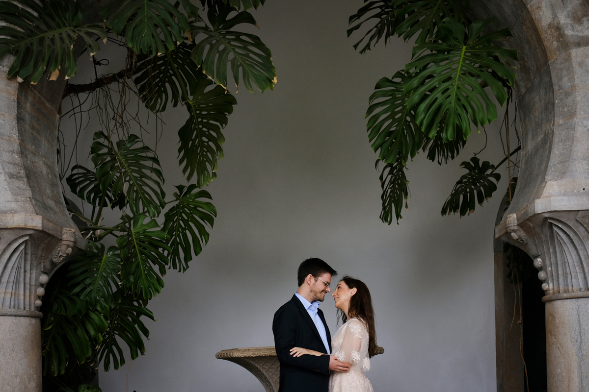 sessão fotográfica no palácio da Pena em Sintra