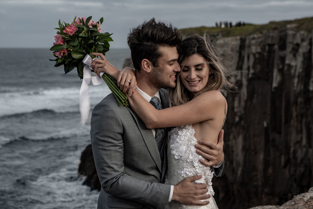 fotografo de casamento, noivos sorrindo