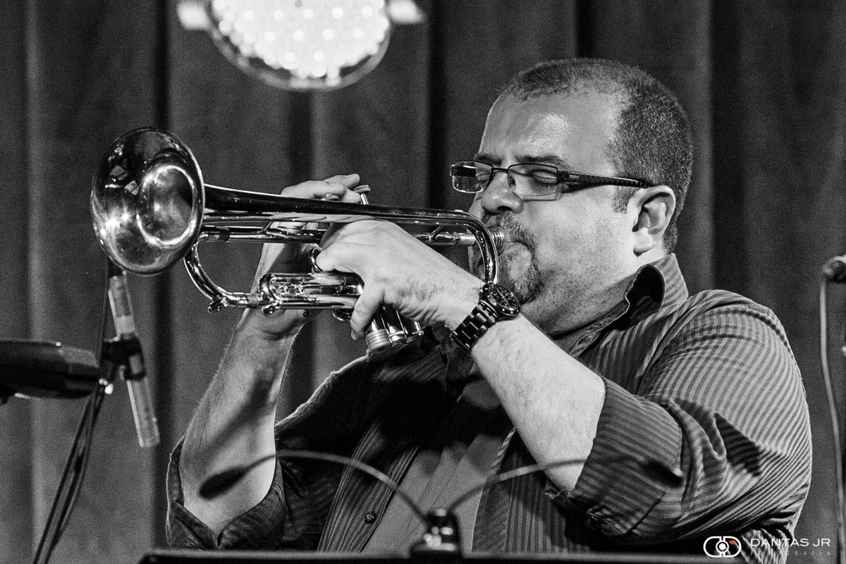 Trompete em show no Blue Note Rio por Dantas Jr.