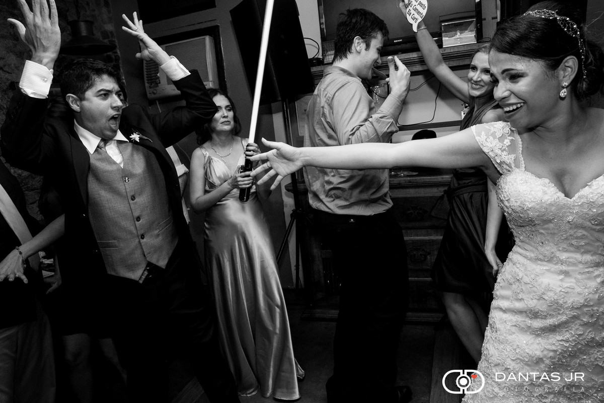 festa de casamento temático Star Wras