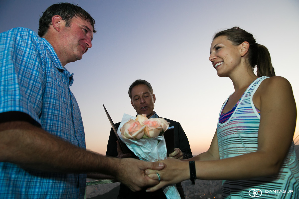 casamento realizado no morro pão de açucar no rio de janeiro