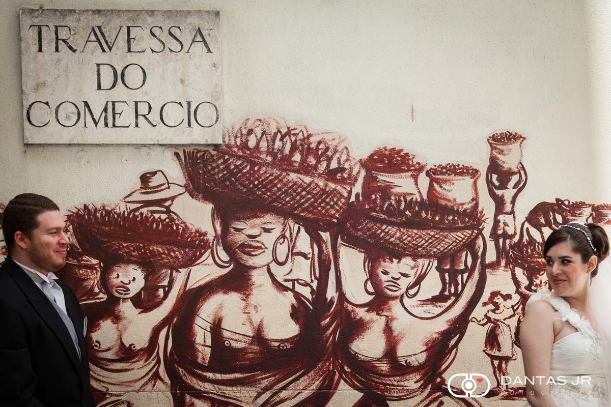 ensaio trash the dress na travessa do comercio