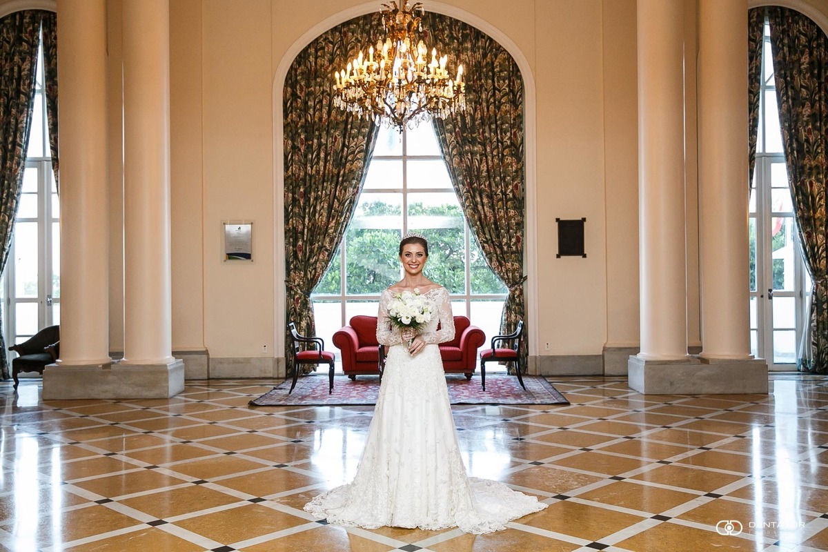 Noiva no salão nobre do Copacabana Palace