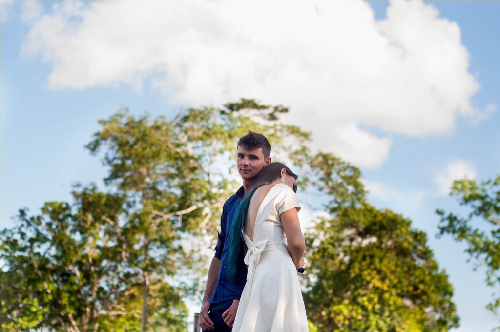 Ensaio Artur e Denise no sitio no campo