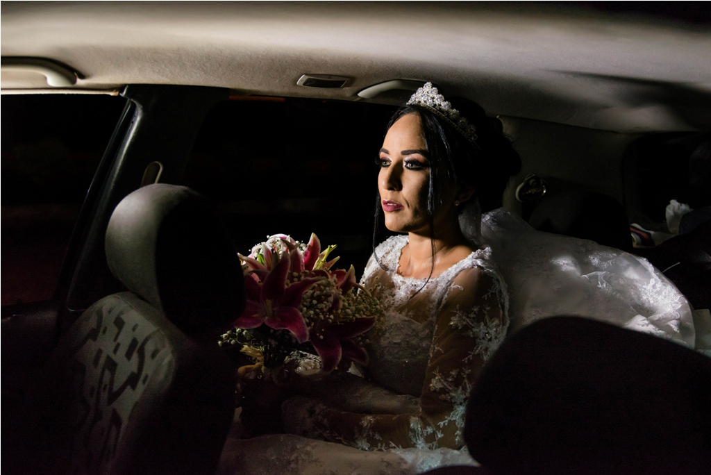 noiva no carro - foto visão