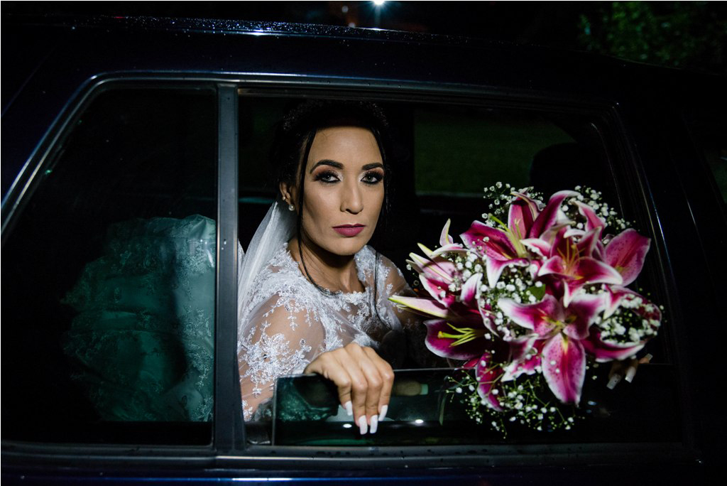 noiva no carro - foto visão