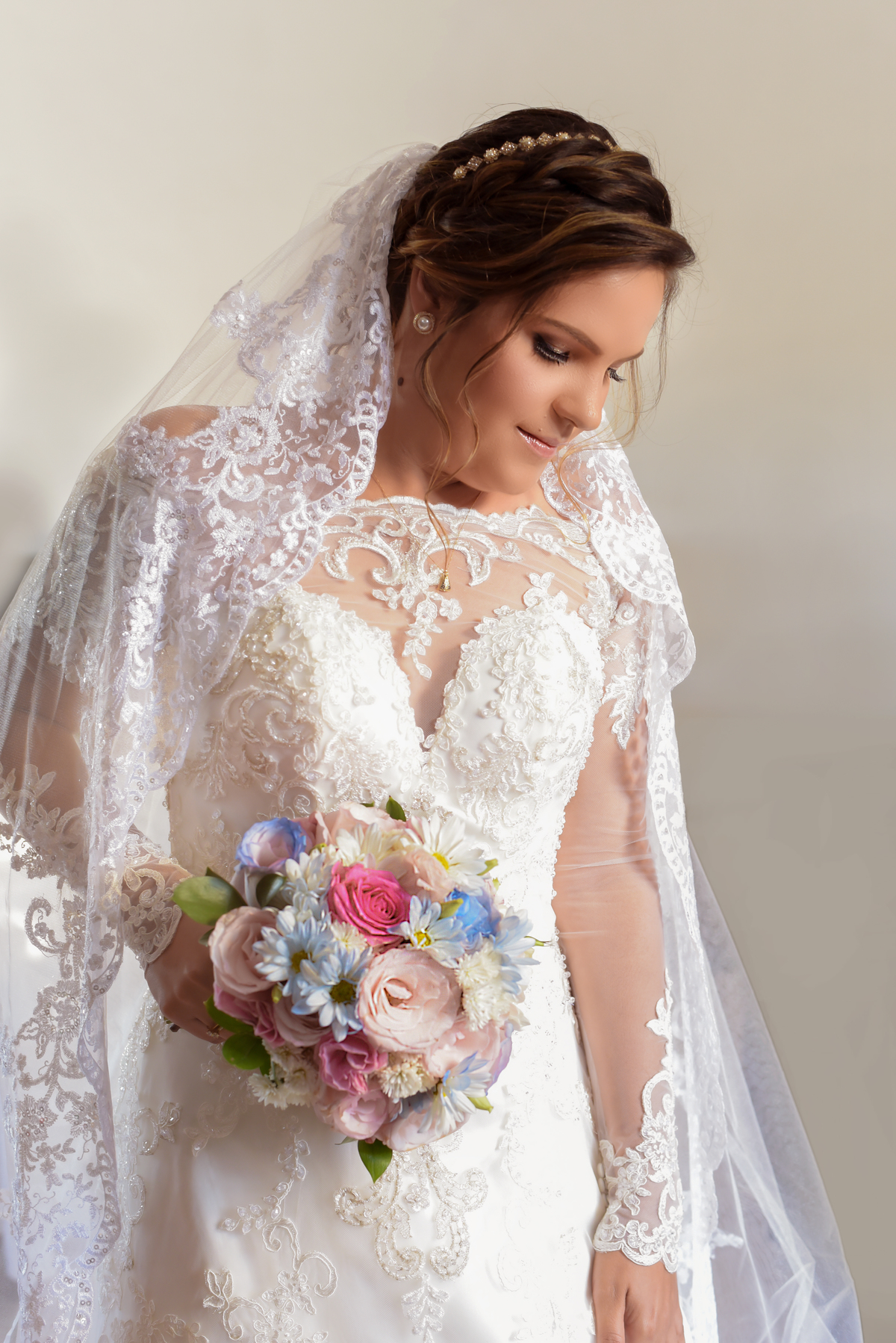 noiva pronta linda bouquet